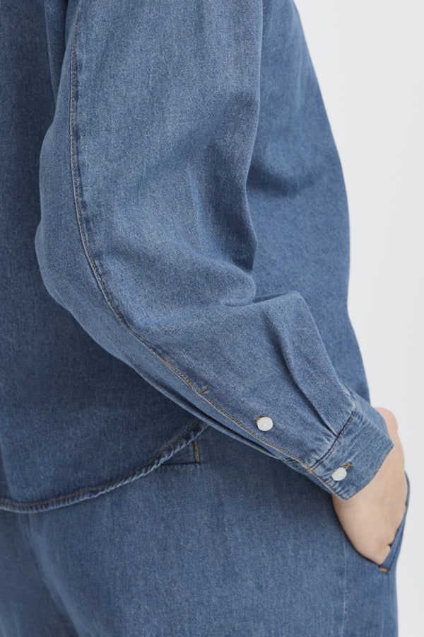 Ichi Denim Shirt - Midwash