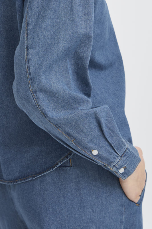 Ichi Denim Shirt - Midwash