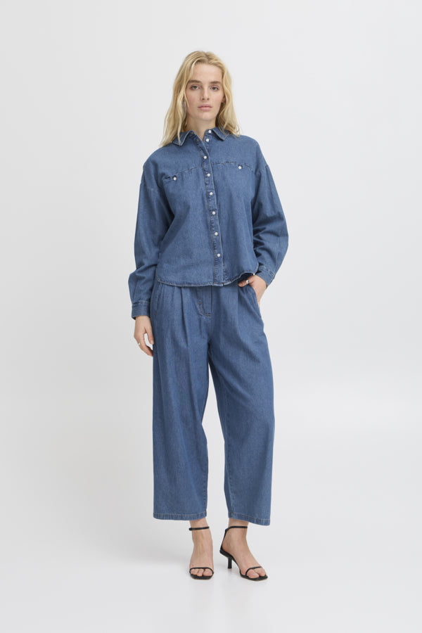 Ichi Denim Shirt - Midwash