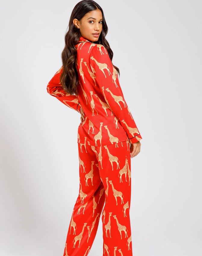 Satin Giraffe PJ - size 8 Chelsea Peers